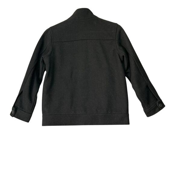 Old Navy Winter Coat Kids M(8) Black Full zipper Wool Blend Regular Standard - Picture 3 of 10